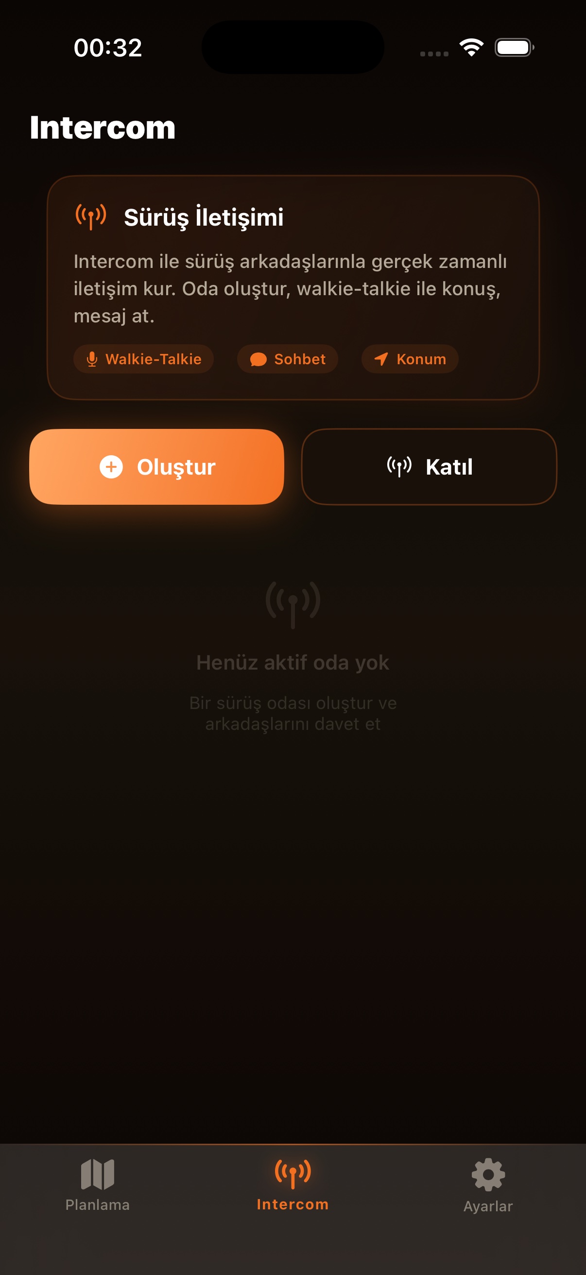Intercom Ekranı