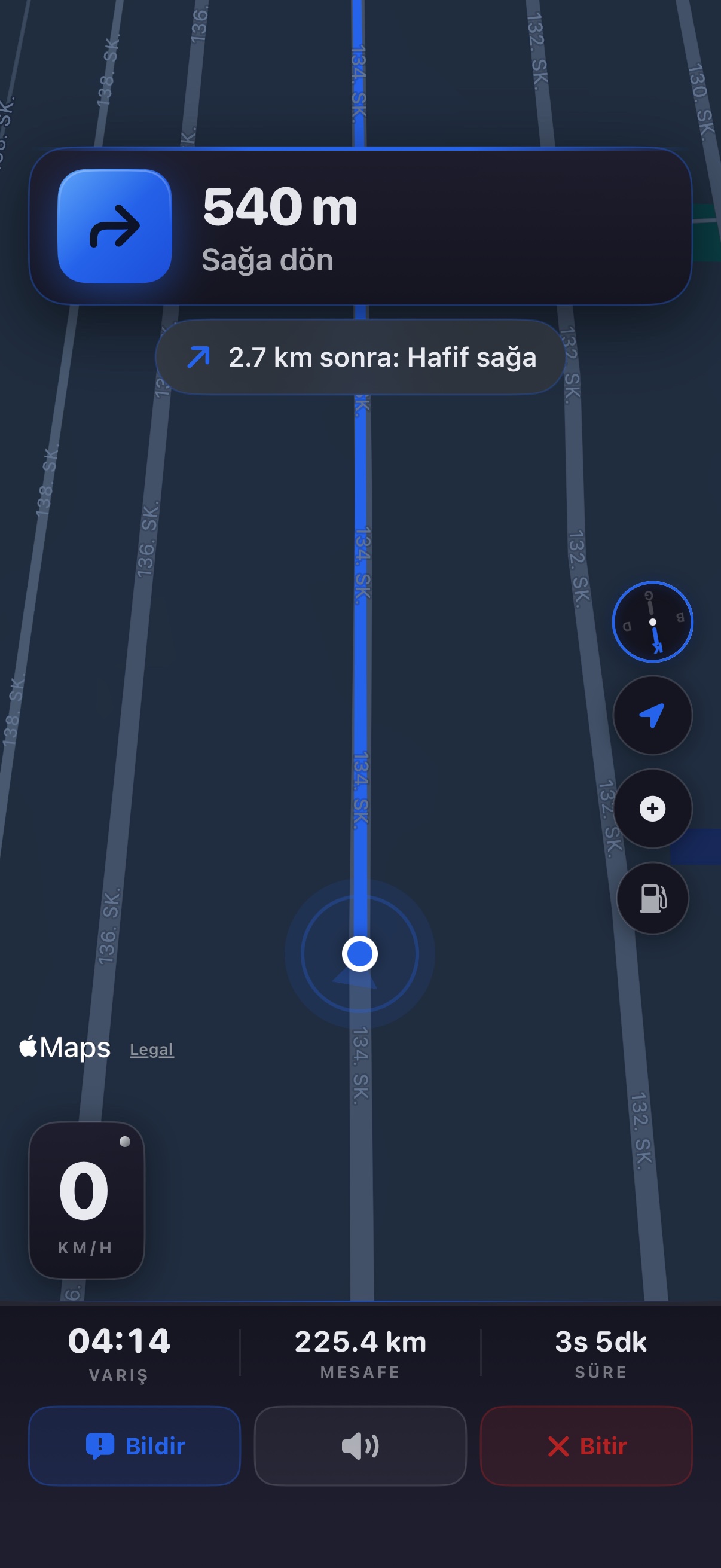Radarlar Aktif Navigasyon — Otomobil Modu
